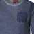 D555 Bryson Crewneck Sweater with Pocket Navy - Herren-sweater und -hoodies - Herren-Sweater und -Hoodies in großen Größen