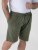 D555 Mitchell 1 Stretch Shorts mit Elastischem Bund Khaki - Jogginghosen für herren - Jogginghosen für Herren in großen Größen