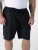 D555 Thomas Stretch Shorts mit Elastischem Bund Schwarz - Herrenshorts - Herrenshorts in großen Größen