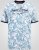 D555 Shoreham AO T-shirt mit Venice Beach Druck Blau - Herren-T-Shirts - Herren-T-Shirts in großen Größen