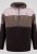 D555 Fitzgerald Zip Through Hoody With Cut & Sew Panels Schwarz - Herren-sweater und -hoodies - Herren-Sweater und -Hoodies in großen Größen