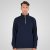 Double Outfitters MTOP-1163 Sweatshirt mit halbem Reißverschluss Navyblau - Herren-sweater und -hoodies - Herren-Sweater und -Hoodies in großen Größen