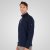 Double Outfitters MTOP-1163 Sweatshirt mit halbem Reißverschluss Navyblau - Herren-sweater und -hoodies - Herren-Sweater und -Hoodies in großen Größen