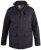 D555 Fargo Five Pocket Jacket With Ribbed Neck and Inner Quilting Black - Herren jacken - Herren Jacken in großen Größen