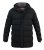 D555 Grove Quilted Parka Jacket Black - Herren jacken - Herren Jacken in großen Größen