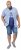 D555 JAIDEN Short Sleeve Shirt & T-shirt Combo - Herrenhemden in großen Größen - Herrenhemden in großen Größen