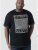 D555 OAKLEY LA Geometric Print Crew Neck T-Shirt Black - Herren-T-Shirts in großen Größen - Herren-T-Shirts in großen Größen