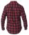 D555 Lawton LS Flannel Shirt Red - Herrenhemden in großen Größen - Herrenhemden in großen Größen