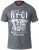 D555 Lorne T-shirt Grey Twist - Herren-T-Shirts in großen Größen - Herren-T-Shirts in großen Größen