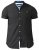 D555 Dwight Short Sleeve Shirt Black - Herrenhemden - Herrenhemden in großen Größen