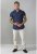 D555 Norman Short Sleeve Oxford Shirt Navy - Herrenhemden - Herrenhemden in großen Größen