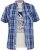 D555 Genoa Short Sleeve Shirt & T-shirt Combo - Herrenhemden - Herrenhemden in großen Größen