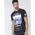 D555 Ethan T-shirt Black - Herren-T-Shirts - Herren-T-Shirts in großen Größen