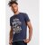 D555 Slater T-shirt Navy - Herren-T-Shirts - Herren-T-Shirts in großen Größen