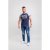 D555 Jones T-shirt Navy - Herren-T-Shirts - Herren-T-Shirts in großen Größen