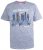 D555 Hobart LA Printed T-Shirt Blue - Herren-T-Shirts - Herren-T-Shirts in großen Größen