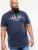 D555 Randwick San Francisco Printed T-Shirt Navy - Herren-T-Shirts - Herren-T-Shirts in großen Größen