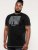 D555 Willoughby NYC Dot Printed T-Shirt Black - Herren-T-Shirts - Herren-T-Shirts in großen Größen