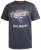 D555 Cairns Navy Fine Stripe Colorado Printed T-Shirt - Herren-T-Shirts - Herren-T-Shirts in großen Größen