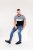 D555 Vista Couture Cut And Sew Curved Hem T-Shirt - Herren-T-Shirts - Herren-T-Shirts in großen Größen