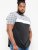 D555 Vista Couture Cut And Sew Curved Hem T-Shirt - Herren-T-Shirts - Herren-T-Shirts in großen Größen
