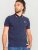 D555 Sloane Polo Shirt With Chest Embroidery Navy - Polo-Shirts für Herren in großen Größen - Polo-Shirts für Herren in großen Größen