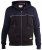 D555 Vincent Full Zip Hoody With Chest And Sleeve Piping Detail - Herren-sweater und -hoodies - Herren-Sweater und -Hoodies in großen Größen
