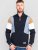 D555 Kenington Cut And Sew Half Zipper Sweatshirt - Herren-sweater und -hoodies - Herren-Sweater und -Hoodies in großen Größen