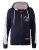 D555 Eaton Full Zip Hoodie Navy - Herren-sweater und -hoodies - Herren-Sweater und -Hoodies in großen Größen