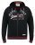 D555 Patrick Full Zip Hoody With 'Motorcycle' Chest Print - Herren-sweater und -hoodies - Herren-Sweater und -Hoodies in großen Größen