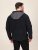 D555 Damien Micro Fleece Zip Through Hoody Schwarz/Grau - Herren-sweater und -hoodies - Herren-Sweater und -Hoodies in großen Größen