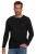JP1880 702555 Langarm Henley-Shirt Schwarz - Herren-T-Shirts - Herren-T-Shirts in großen Größen