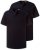JP1880 708420 Henley-Shirt Doppelpack Dunkelblau - Herren-T-Shirts - Herren-T-Shirts in großen Größen