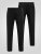 D555 Ted 4 Way Stretch Tailored Trouser Schwarz - Herrenanzüge und -blazer - Herrenanzüge und -blazer in großen Größen