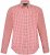 JP1880 Modern Fit Button-Down Collar Long Sleeve Check Shirt Light Red - Herrenhemden - Herrenhemden in großen Größen