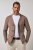 JP1880 Milano Flexnamic Stricksakko Nussbraun - Herrenanzüge und -blazer - Herrenanzüge und -blazer in großen Größen