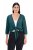 Ulla Popken 794514 Jersey-Bolero zum Knoten Petrol - Boleros - 