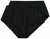 Ulla Popken 800279 Gestreifte Slips 2er-Pack Schwarz - Slips - 