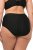 Ulla Popken 800279 Gestreifte Slips 2er-Pack Schwarz - Slips - 