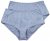 Ulla Popken 800279 Gestreifte Slips 2er-Pack Hellblau - Slips - 