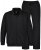JP1880 802933 Jogginganzug mit Jacke und Hose Schwarz - Trainingsanzüge - Jogginganzüge für Herren in großen Größen