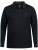 JP1880 Jay-Pi QuickDry Long Sleeve Golf Polo Shirt Black - Sportbekleidung & outdoor - Sportbekleidung in große größen für herren