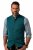 JP1880 Mottled Stretch Knit Stand-up Collar Vest Turquoise Blue - Festmode - Festliche Mode – Stilvoll und bequem feiern