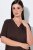 Ulla Popken 806944 Pyjama mit kurzen Ärmeln Braun - Pyjama/Loungewear - 