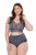 Ulla Popken 809385 Shaping-Slip mit Spitze Anthrazit - Shapewear - 