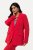 Ulla Popken 811944 Klassischer Blazer Rot - Blazer - Blazer für Frauen in Großgrößen