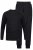 JP1880 Two-piece Pyjamas Long Sleeve and Long Trousers Black - Herrenunterwäsche & bademode - Herrenunterwäsche & Bademode in großen Größen