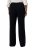 Ulla Popken 813306 Weite Anzughose mit Gummibund Dunkelblau - Stoffhosen - Weite Stoffhosen für Damen