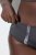 Ulla Popken 815268 Gestreifte Slips Anthrazit - Slips - 