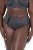 Ulla Popken 815268 Gestreifte Slips Anthrazit - Slips - 